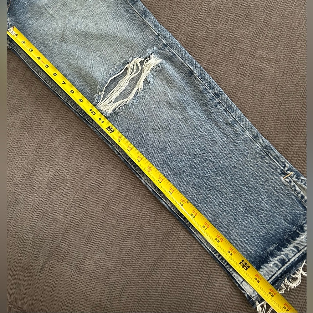 FREE PEOPLE Yosemite B High Rise Distressed Ripped Jeans 25 NWOT - Picture 11 of 11